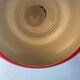 Suspension vintage Space Age conique rouge