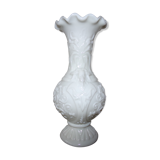 White opaline vase