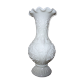 White opaline vase