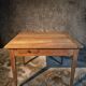 French rural farmhouse table with two drawers, 19th century.