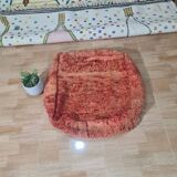 Pouf berbère bohemian fait main 60 X 60 X 25 CM