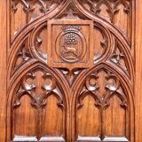 Pray to God in Neo-Gothic Walnut