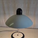Beige and chrome articulated table lamp - 70s/80s