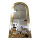 Urdu mirror in solid brass