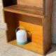 Vintage oak geometric drawer floor