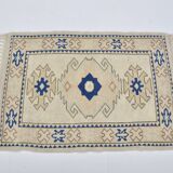 Oushak Handknotted Floor Vintage Rug sku 3450