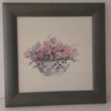 lithograph flowers by Rosalind Oesterle