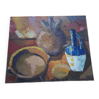 Still life from the 50s, signed