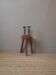 Pair of brutalist design candlesticks wood metal candelabra candlesticks handcrafted