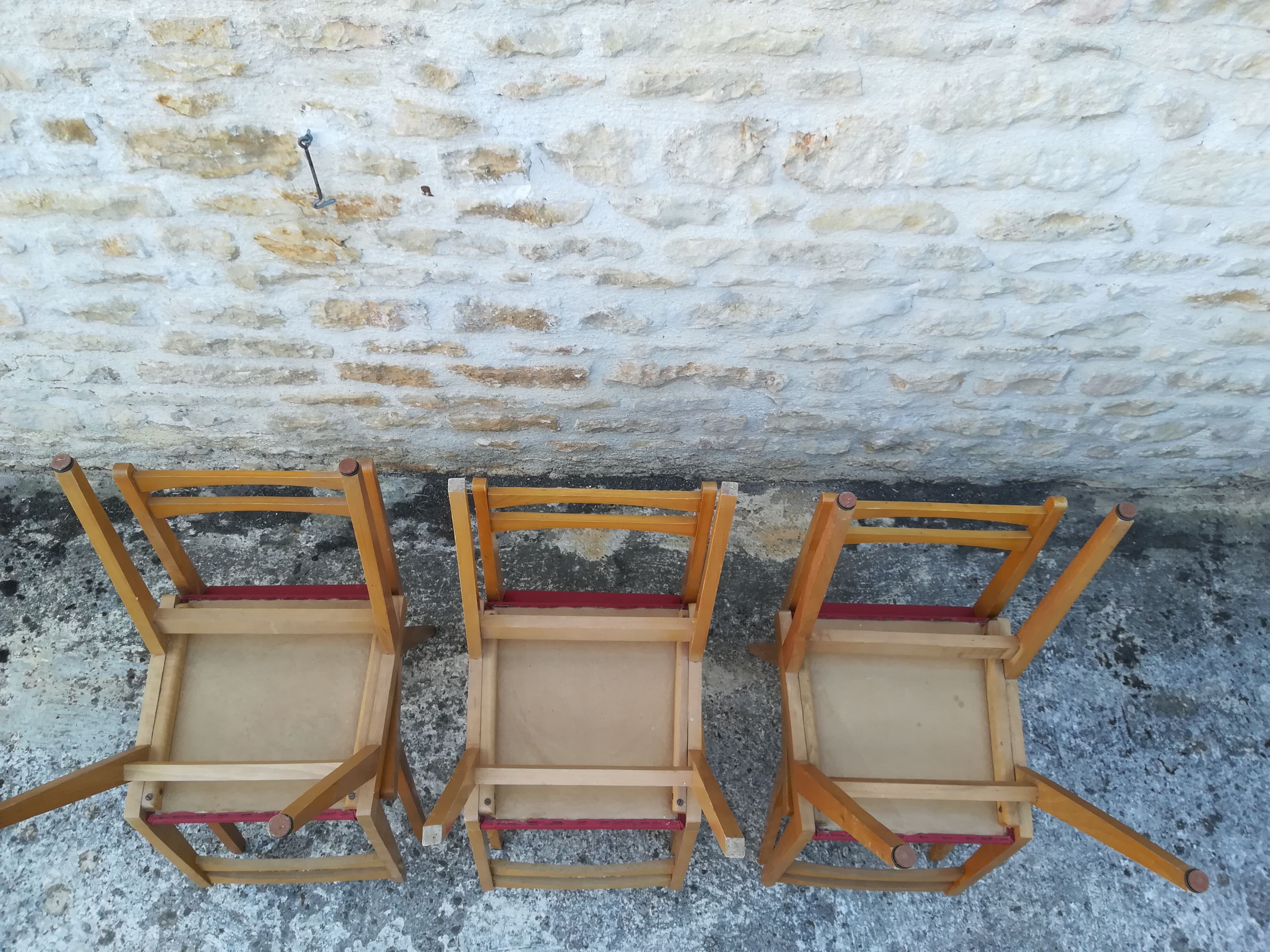 Six vintage chairs