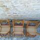 Six chaises vintage