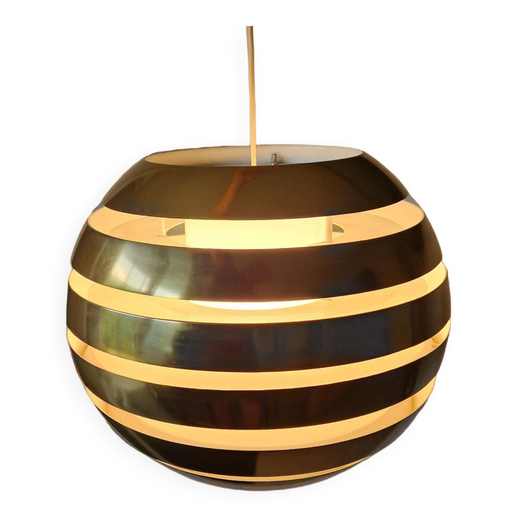 Large "El Monde" suspension by Carl Thore for Granhaga, Sweden 1960