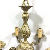 Lustre 5 lumières en bronze