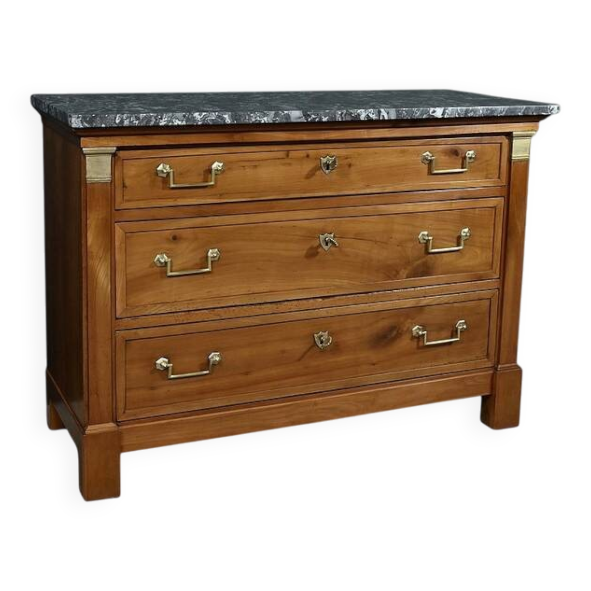 Small Cherrywood Chest of Drawers, Directoire Period – Early 19th Century