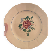 Set of 6 small dessert plates Digoin Sarreguemines 9177