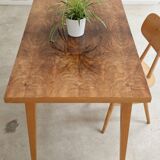 Extendable lacquered table czechoslovakia trud 1960