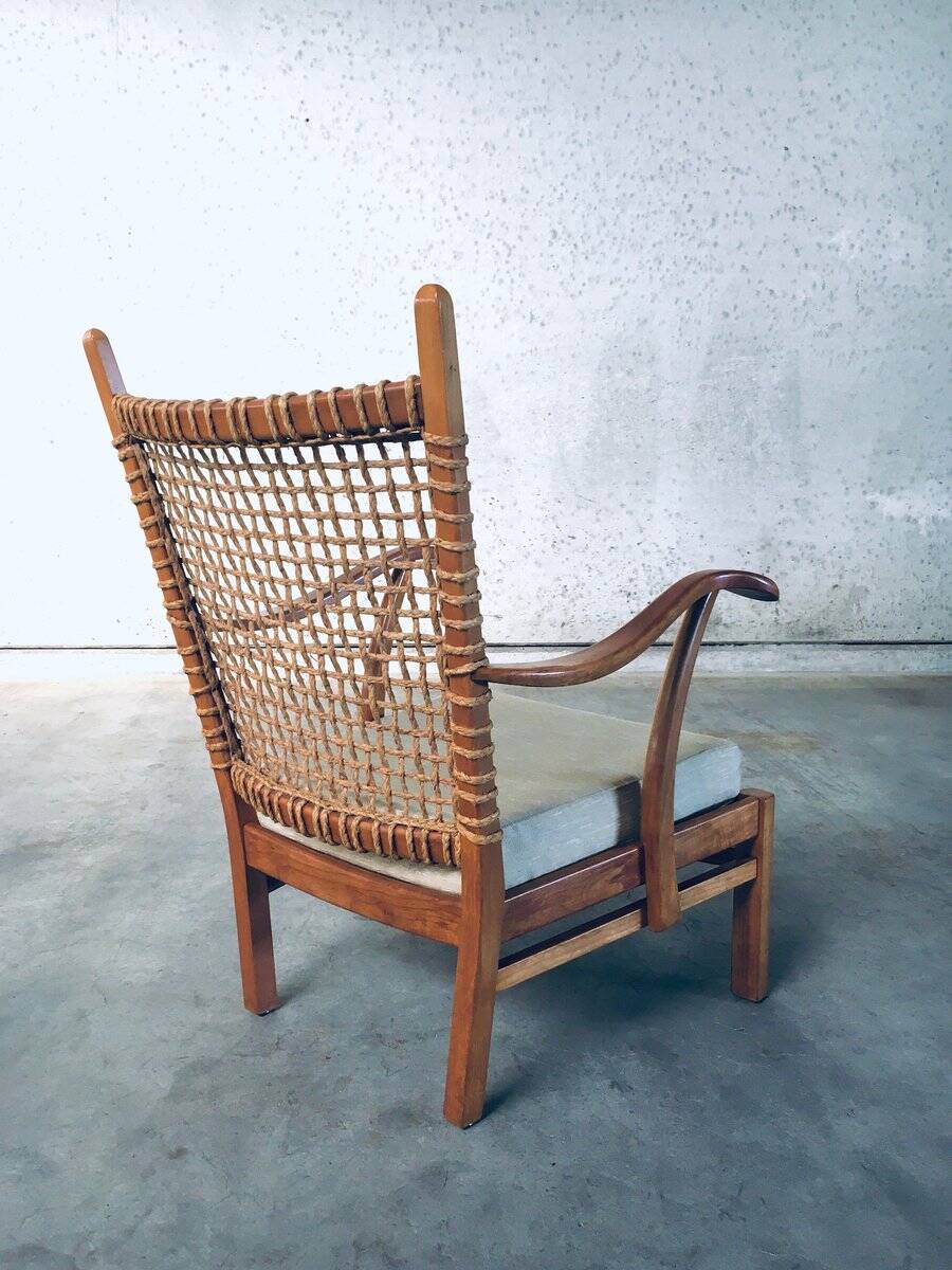 Modernist Easy Chair attributed to Bas van Pelt, Netherlands, 1930s