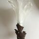 Pair of Murano metal and glass sconces