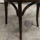 Ungvar Ungarn 1900 dark brown cane bistro chair