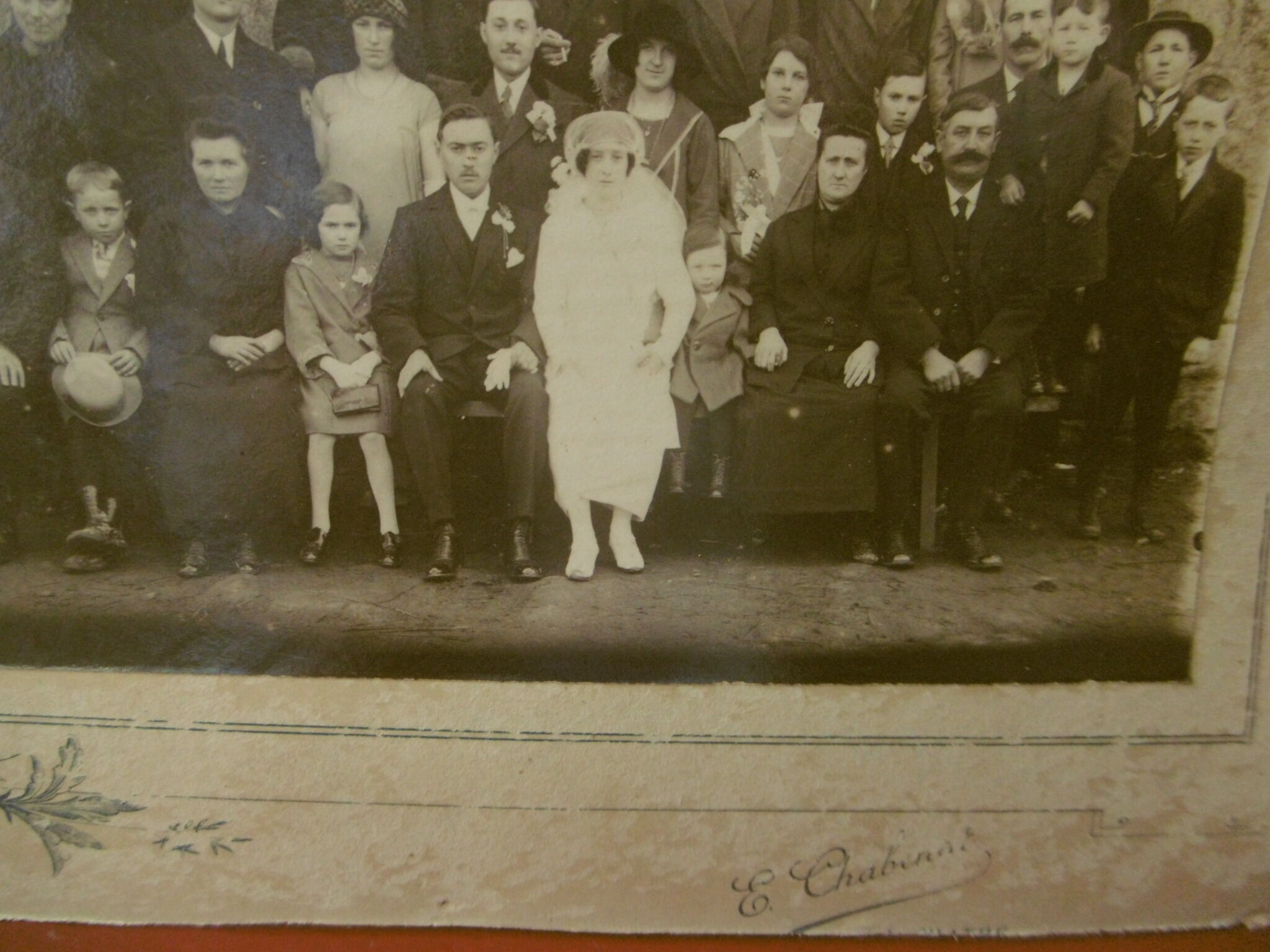 wedding photo in Berry in 1920