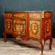 Louis XV dresser in precious wood mark
