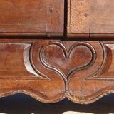 Antique walnut wedding sideboard