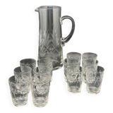 Service à boissons non alcoolisées en verre ciselé – 1224d9