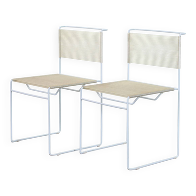 Chaises d'appoint italiennes Flyline 'Spaghetti' par Giandomenico Bennotti 1970