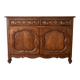 Buffet bas ancien style Louis XV en bois massif