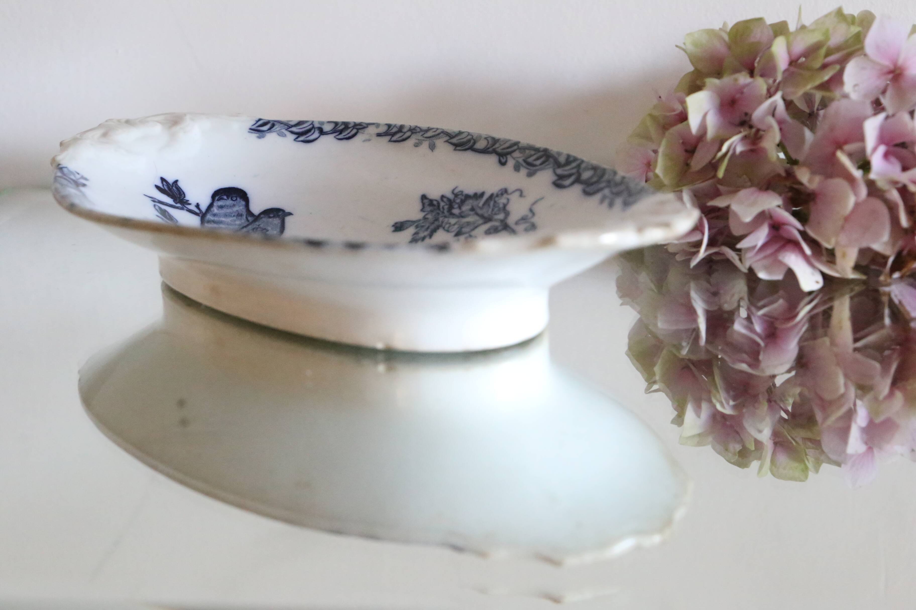 19th century iron clay dish