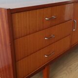 Modernist long sideboard of the 1970s
