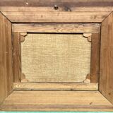 Landscape signed "Poppies". Oil on canvas.