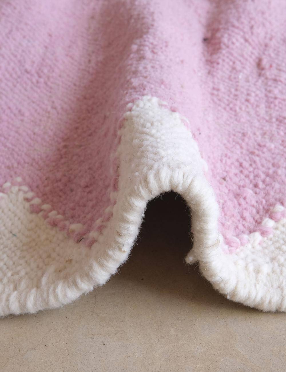 Pink Kilim Rug - 296 x 109 cm