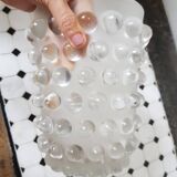 Vase ancien  en cristal boule
