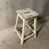 Wooden workshop stool