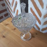 Large glass candy box