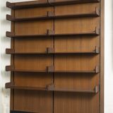 Unité murale en teck, Italie, années 1960