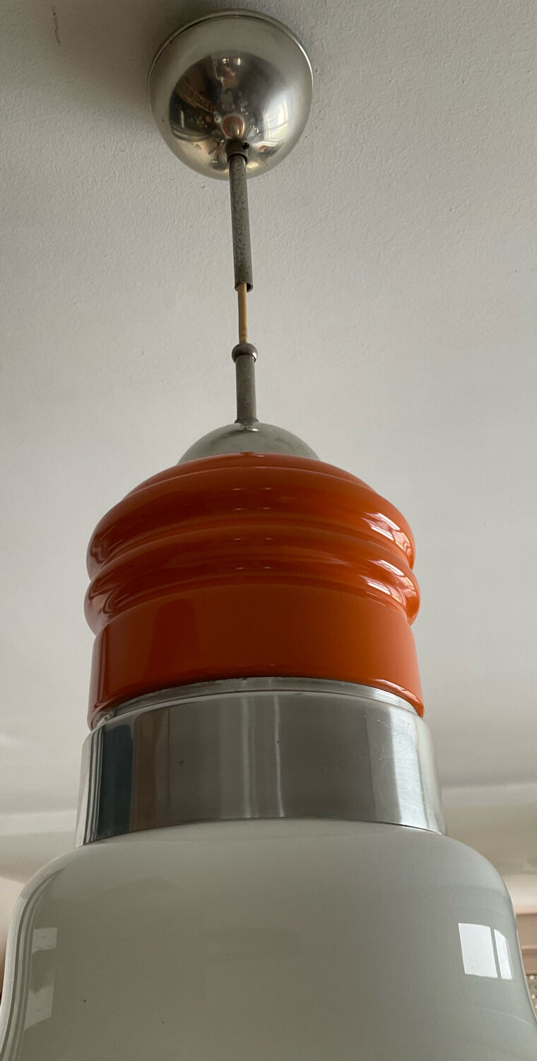 Mazzega pendant lamp in Murano glass from the 60s-70s