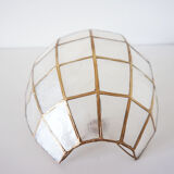 Mother-of-pearl shell shape wall lamp