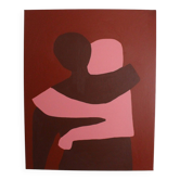 Canvas painting "Can I hold you" 100x81cm