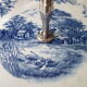 Cheese platter in faience of Sarreguemines Romantic model
