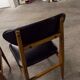 6 Teak chairs with oval back