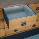 Large Vintage Dutch Oak Shop Cabinet / Sideboard, 1950s