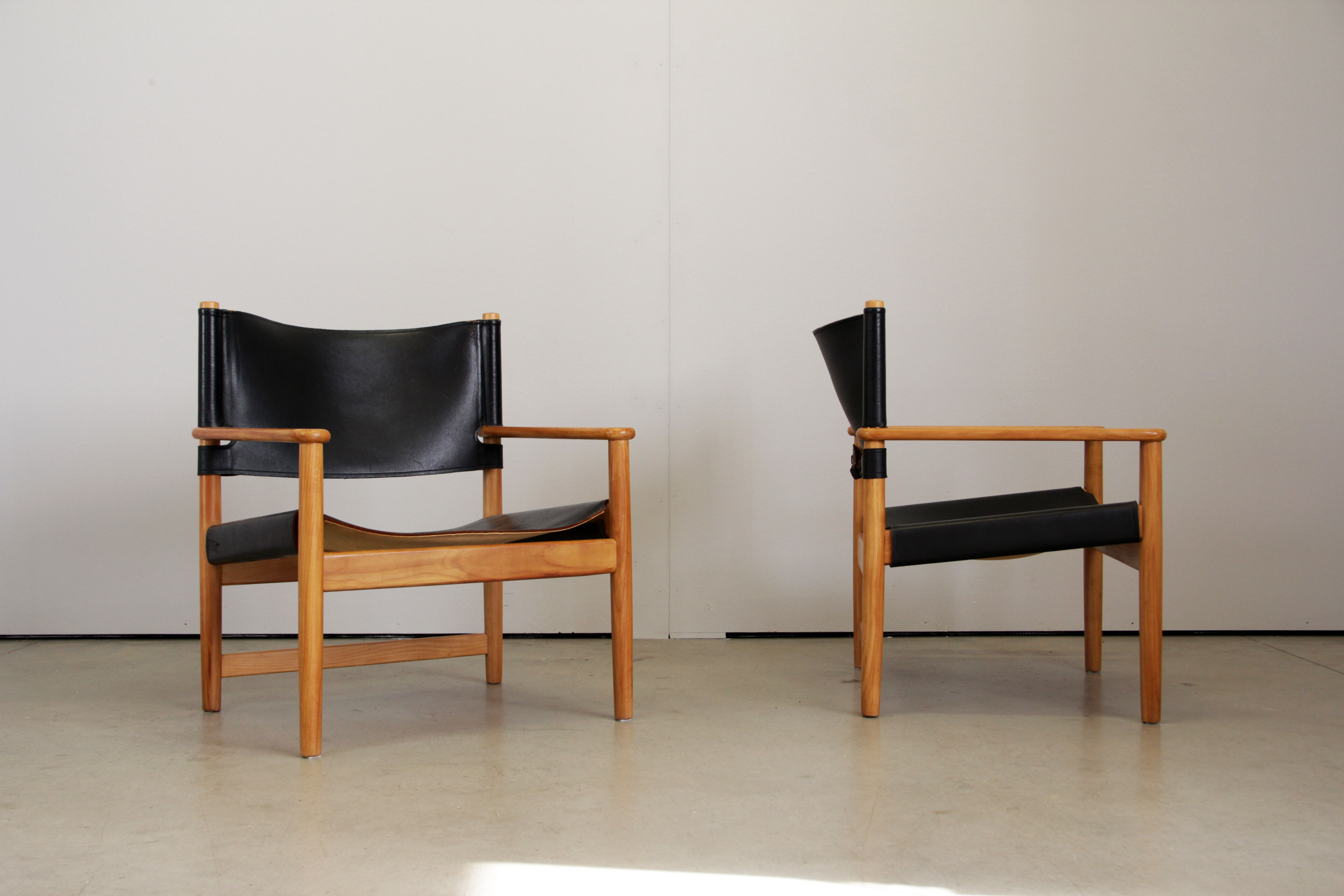 Set of 2  Safari chairs, Denmark 1960s