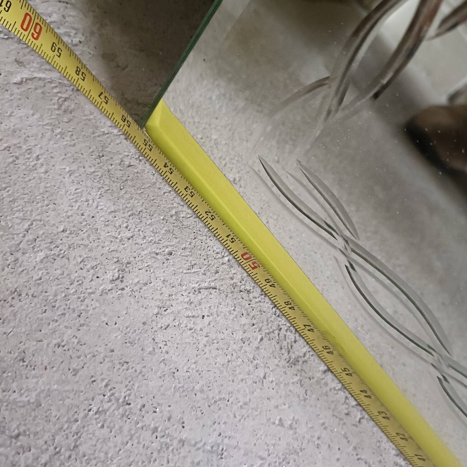 Bevelled Art Deco mirror