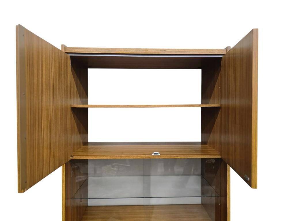 Vintage wooden display cabinet/bookcase.