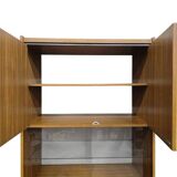 Vintage wooden display cabinet/bookcase.