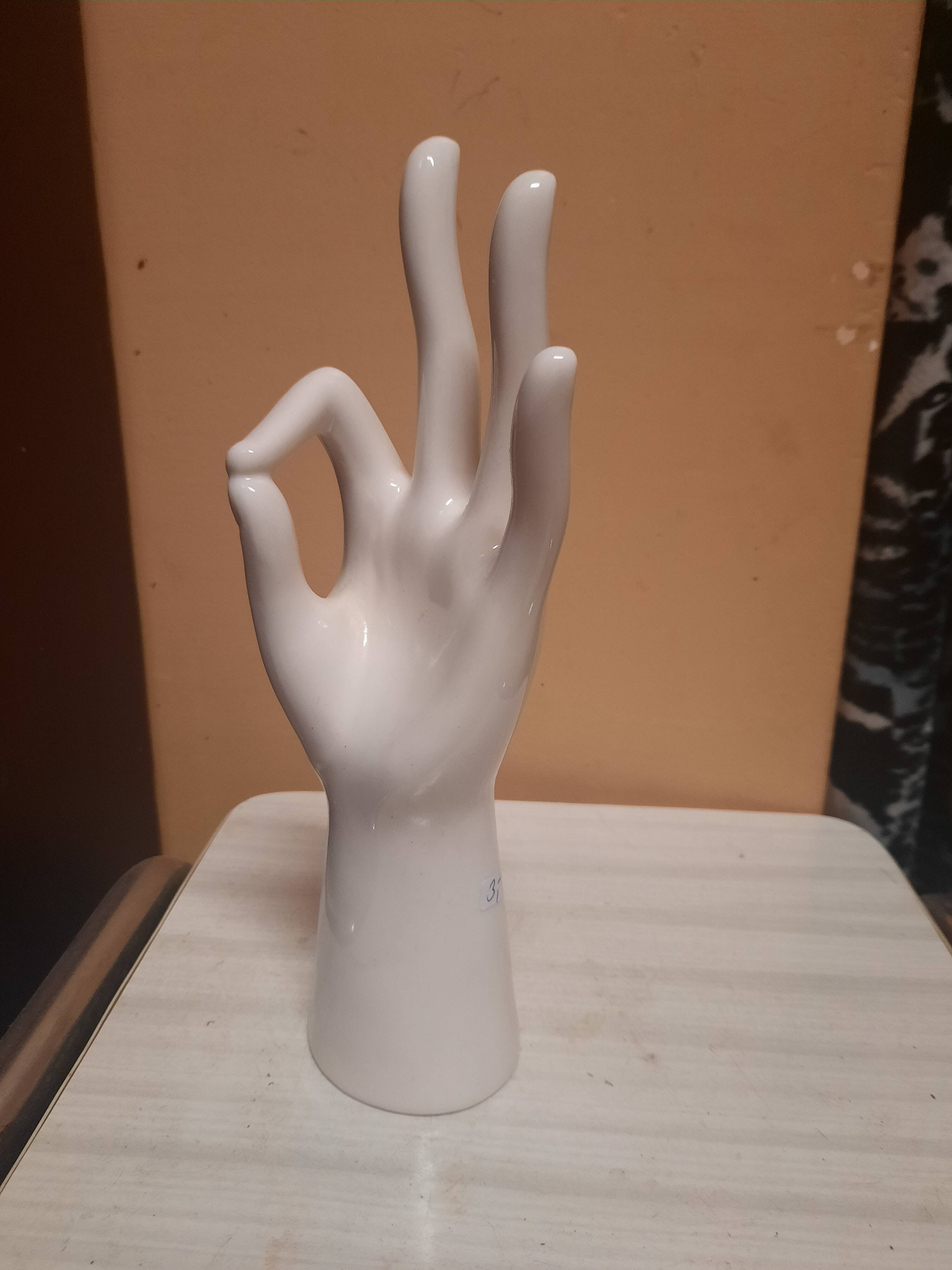 Ceramic hand