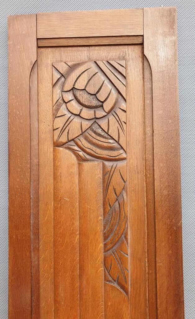 Pair of Art Deco carved doors