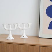 Ceramic candle holder, Swedish design, 1970s, manufacturer: Guldkroken Hjo